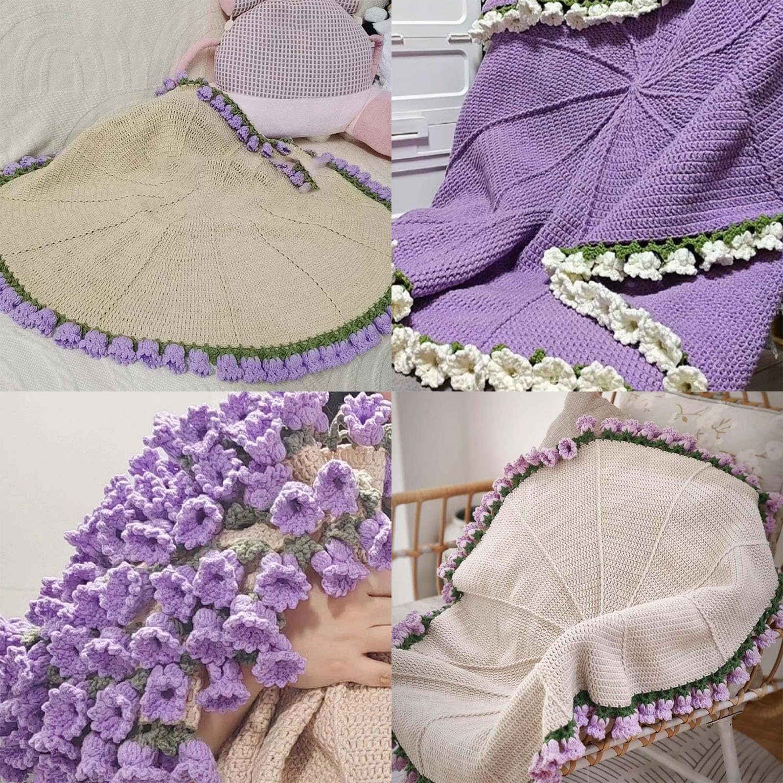 母の日ギフトマーガレットかぎ編みブランケット　ソファ掛け　敬老の日 母の日ギフトマーガレットかぎ編みブランケット ソファ掛け 敬老